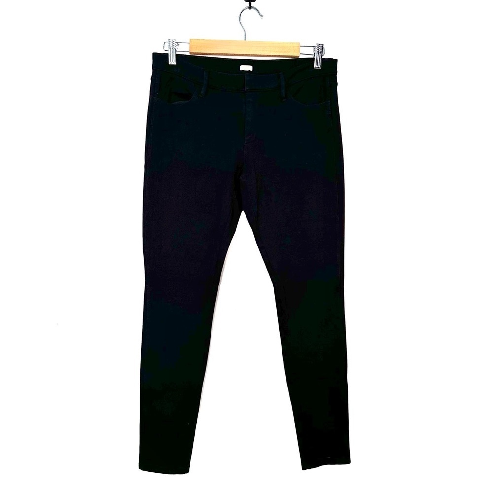 J. Crew | Black Ponte Knit Skinny Pants Size 8